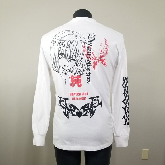 Vitriol Anime Heaven Sent Hell Bent T Shirt S Tattoo Dream Come True Tee Top - Picture 6 of 8